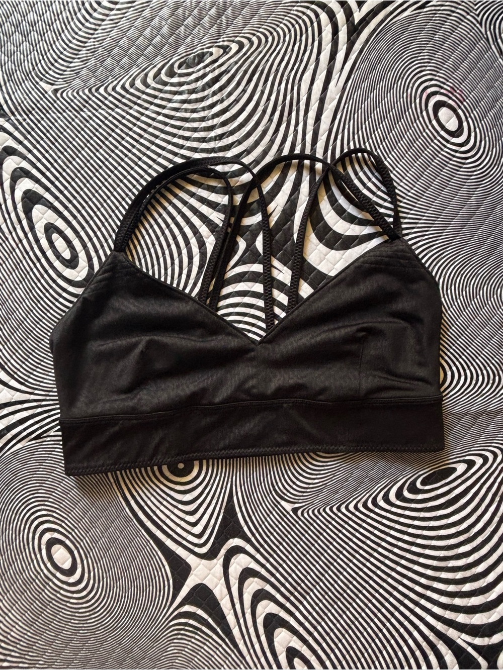 Y2K Sport Joy Lab Black Strappy Bralette